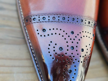 Cap Toe Lace-up in Leather Sole - Image 3