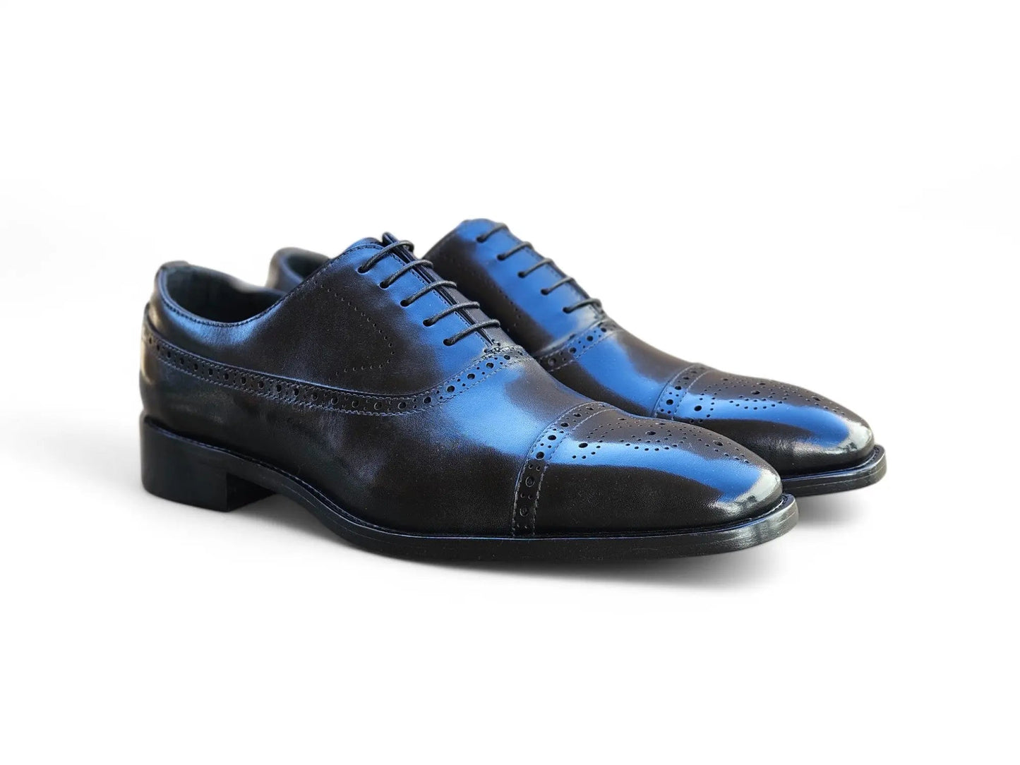 Cap Toe Lace-up in Leather Sole - Image 4