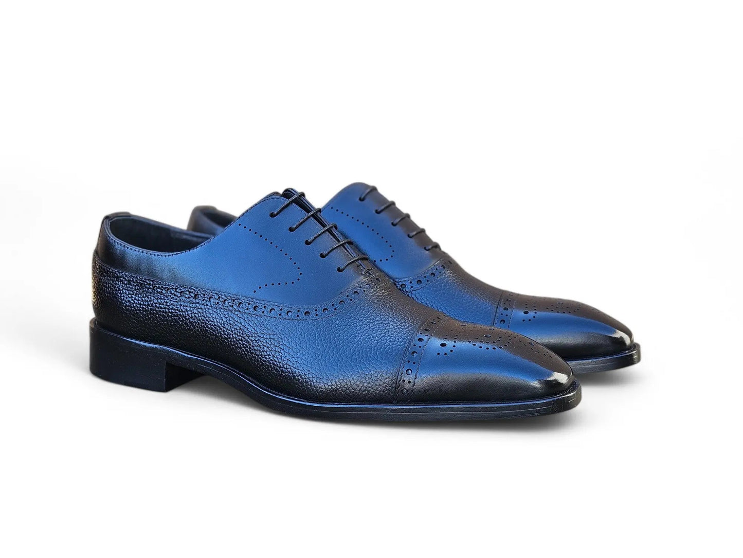 Cap Toe Oxford Leather Sole - Image 5