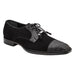 Belvedere Capitano Black Crocodile Leather Dress Shoe