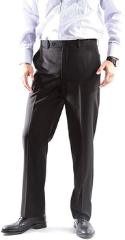 Caravelli Men's Super 150's Poly Viscose Two-Piece Black Suit - Image 3