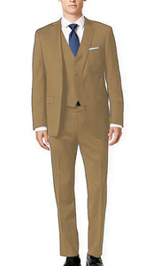 Brand: Caravelli Collezione Suit - Caravelli Suit - Caravelli Italy Caravelli Men'S 3-Piece Slim Fit 2-Button Midnight Blue Vested Dress Suit Set