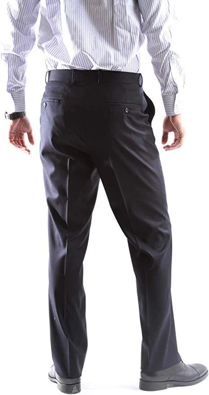 Caravelli Super 150's Navy Slim Fit Suit - Poly/Viscose Wool Feel - Image 4