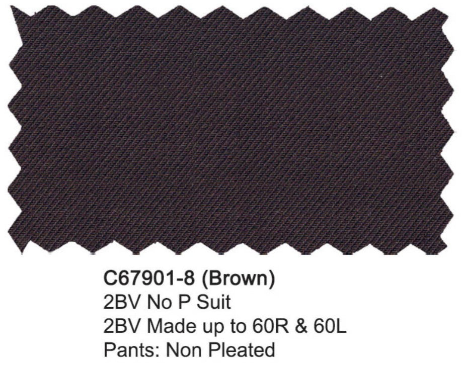 Carlo Lusso Suit Brown Modern Fit