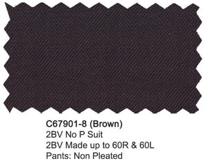 Carlo Lusso Suit Brown