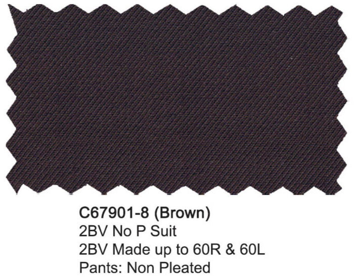 Carlo Lusso Suit Brown Modern Fit