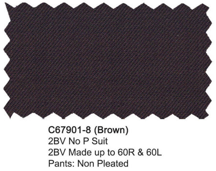 Carlo Lusso Suit Brown
