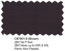 Carlo Lusso Suit Brown