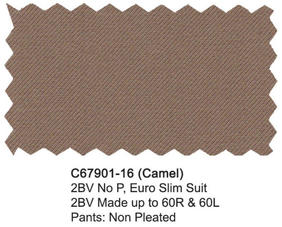 Carlo Lusso Suit Camel Modern Fit
