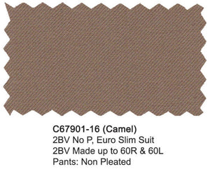 Carlo Lusso Suit Camel