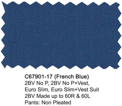 Carlo Lusso Suit French Blue