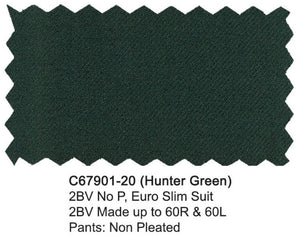 Carlo Lusso Suit Hunter Green