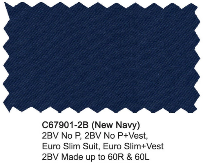 Carlo Lusso Suit Navy Modern Fit