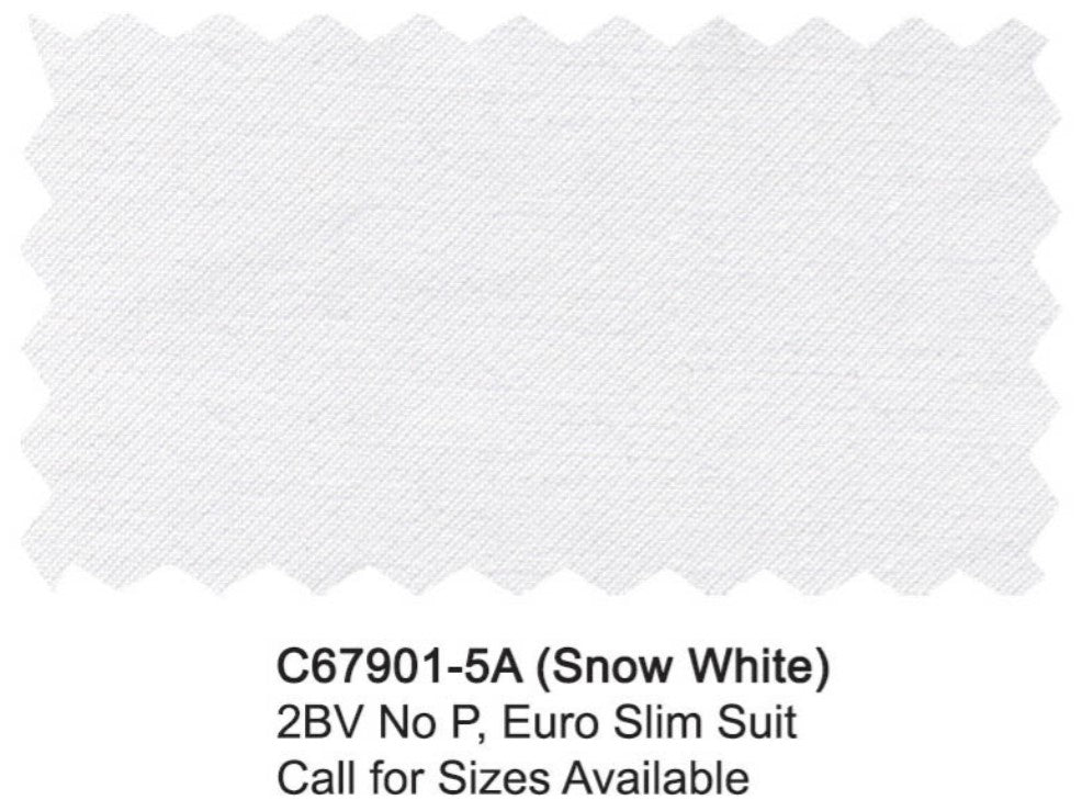 Carlo Lusso Suit Snow White Modern Fit