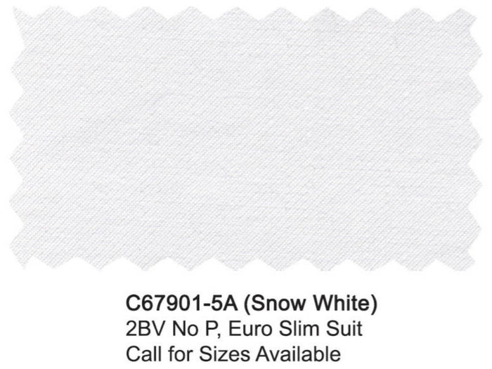 Carlo Lusso Suit Snow White Modern Fit