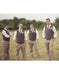 Men's casual groomsmen attire Shirt + Pants + Dress Tuxedo Wedding Vest ~ Waistcoat ~ Waist coat & Tie package to Place Color Of Your Choice