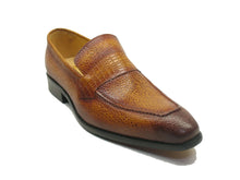 Carrucci Caviar Calfskin Penny Loafer