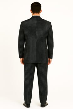 Chalk Bold Men'S Sharp Bold White Pinstripe Available In 5 Colors (Dress To Kill!) - Image 2