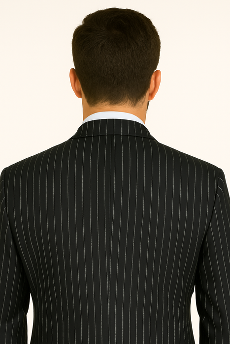 Chalk Bold Men's Sharp Bold White Pinstripe Available in 5 Color (Dress To kill!)