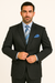 Chalk Bold Men'S Sharp Bold White Pinstripe Available In 5 Colors (Dress To Kill!)