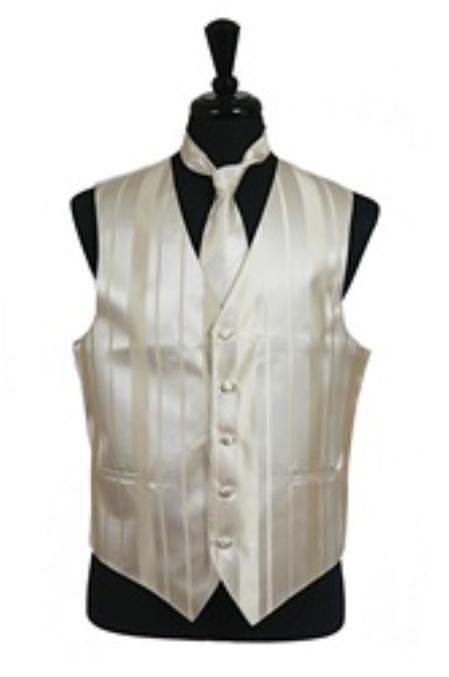 Mocha Soft Exterior and Interior Dress Tuxedo Wedding Vest - Men's Neck Ties - Mens Dress Tie - Trendy Mens Ties main image 1