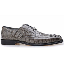 Belvedere Chapo Gray Genuine Alligator Leather Shoe