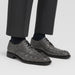 Belvedere Chapo Gray Genuine Alligator Leather Shoe