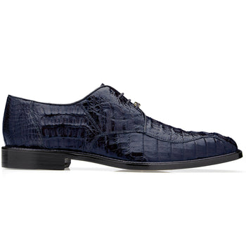 Belvedere Chapo Navy Alligator Luxury Oxford