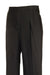Charcoal Pleated Dress Pants unhemmed unfinished bottom