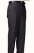 Charcoal Blue Bond Flat Front Trouser