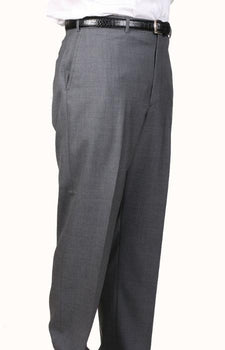 Medium Charcoal Bond Flat Front Trouser