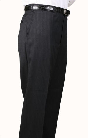 Bond Flat Front Trouser Charcoal
