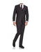 Men's  slim fit 3 piece vested Charcoal suits with Ticket Pockets