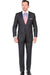 Men's Slim Fit Charcoal 2 Button Closure Suit