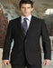 Charcoal 2 Button Super 150's 2pc Wool Suit with Hand Pick Stitch Suit