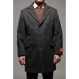 Mens Car Coat Mens Charcoal Wool Men's Car coat ~ Designer Men's Wool Peacoat Sale Men's Overcoat