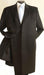 Three Quarters Length Men's Dress Coat 3/4 Length Men's Car Coat in Feel Charcoal Men's Overcoat