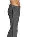 Men's Flat Front With Satin Band Classic Fit Charcoal Grey Tuxedo Pant