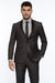 Charcoal 1 Button Slim Fitted Shawl Tuxedo