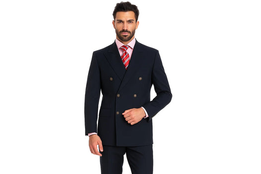 High Quality Designer Casual Cheap Priced Fashion Blazer Dress Jacket Charcoal Gray Double Breasted Blazer with Peak Lapels - Image 2
