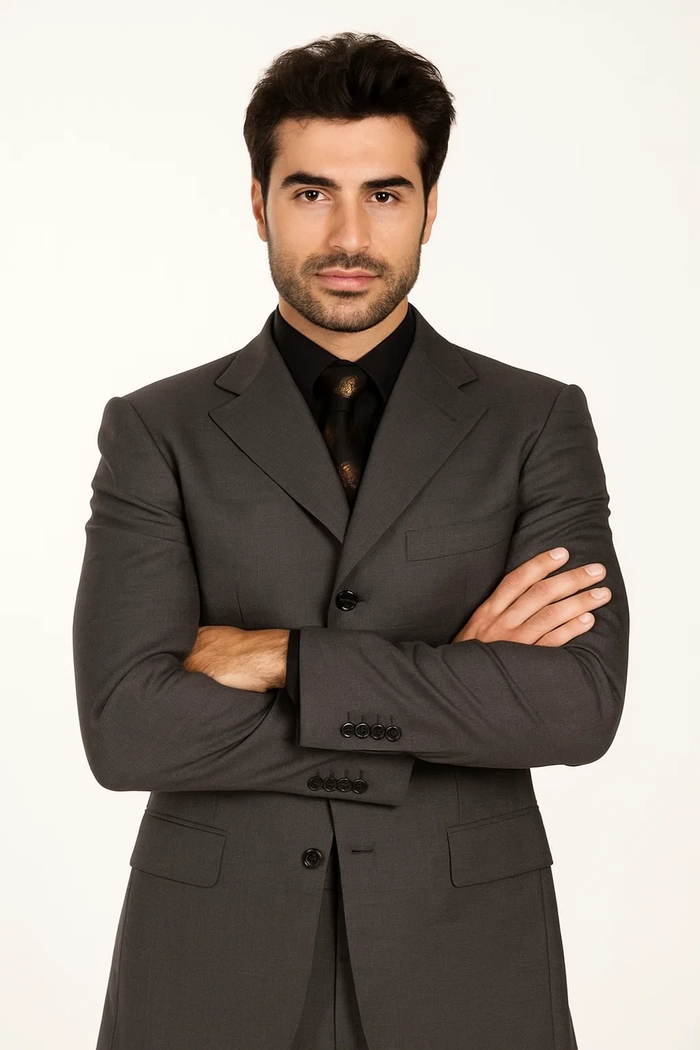 Charcoal Gray suit