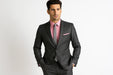 Men's Charcoal Slim Fit Cheap Priced Business Suit Clearance Sale