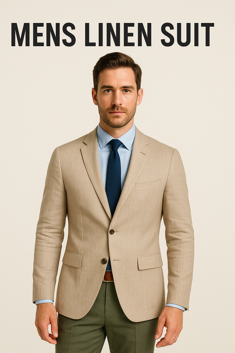 Mens Linen Suit