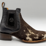 Cowhide Short Cowboy Boots by Hooch Boots - Image 2