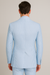 Seersucker Suit Peak Lapel Suit in Color "BLUE" - Summer Fabric Tone on Tone Shadow Stripe By Rossiman