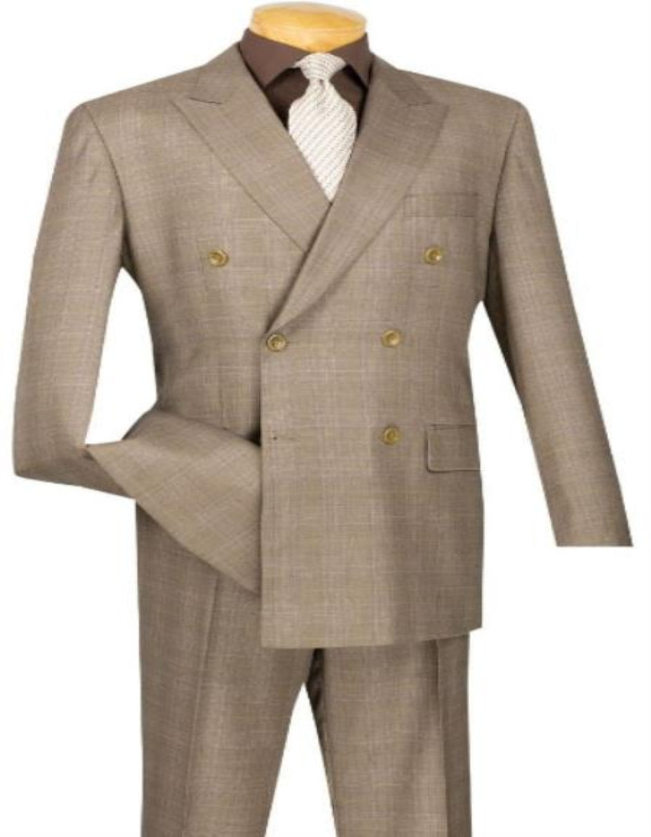 Men's  Brown Suit Plus Size Men's Suits For Big Guys main image 1