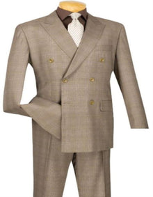 Cheap Plus Size Mens Tan Suit For Big Men Online - Big and Tall Sizes