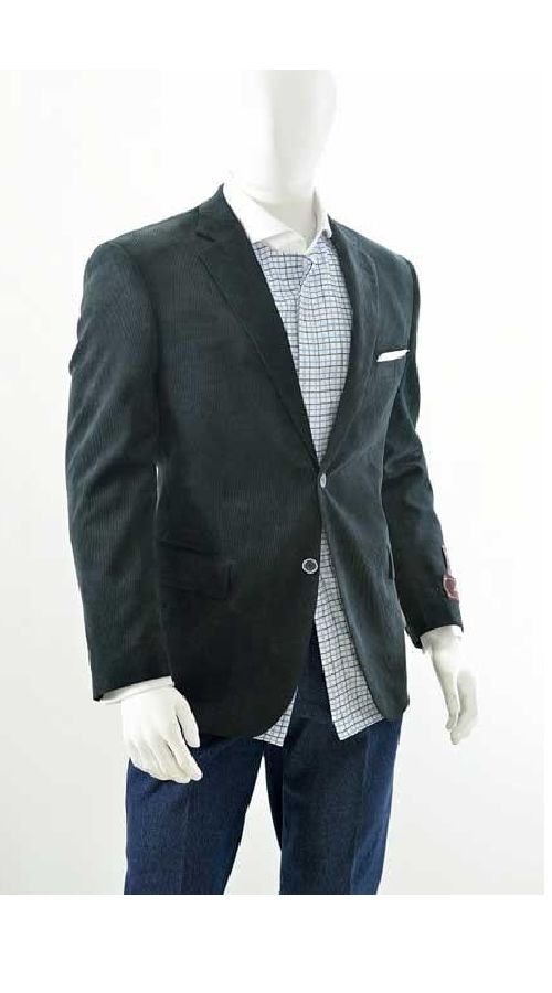 Cheap Priced Online Men'S Corduroy Men'S Wholesale Blazer - Modern Fit Black
