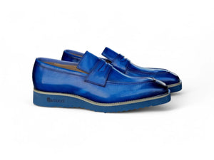 Chic Patina Burnished Penny Loafer
