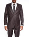 Extra Slim Fit Suit Mens Chocolate Dark Brown Extra Slim Fit Wedding Prom Skinny Suit